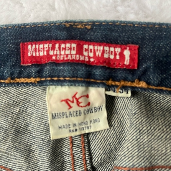 MISPLACED COWBOY embroidered denim - Picture 4 of 11